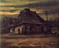 Gogh, Vincent van - Cottage at Nightfall